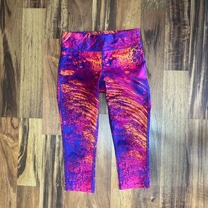 Xersion Vibrant Pink and Orange Leggings